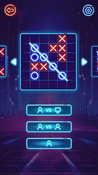 OX Game - XOXO · Tic Tac Toe [МОД Mega Pack] Screenshot 2