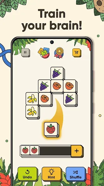3 Tiles - Tile Matching Games (Тайлс) [МОД Бесконечные деньги] Screenshot 2