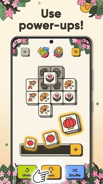 3 Tiles - Tile Matching Games (Тайлс) [МОД Бесконечные деньги] Screenshot 4