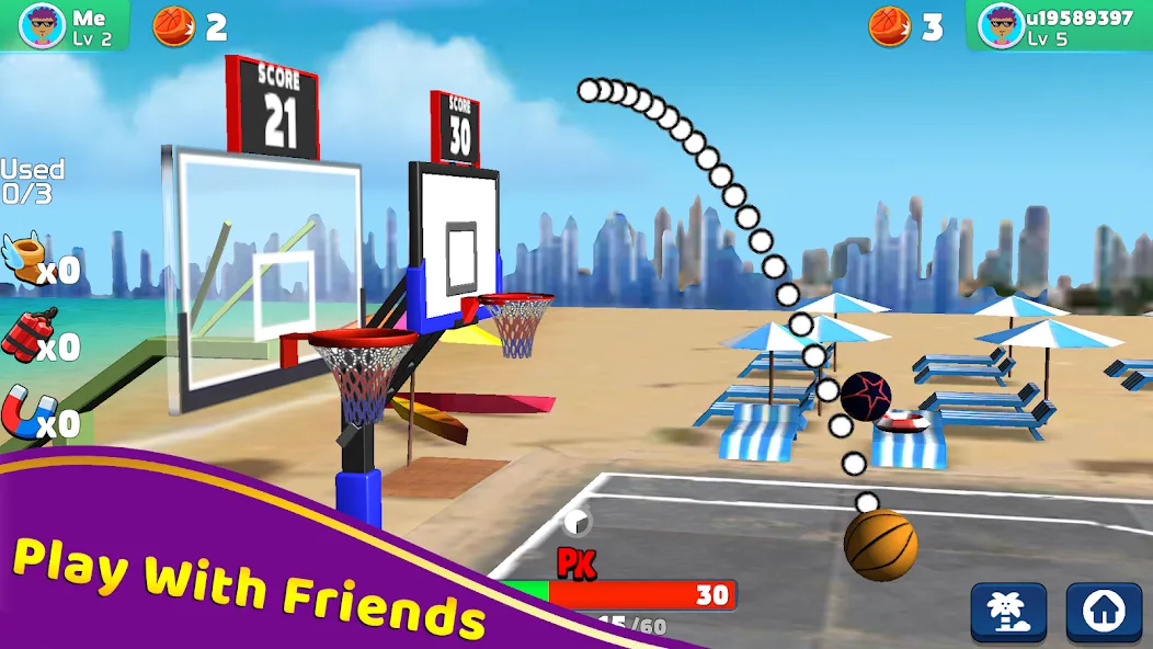 Shoot Challenge Basketball (Шут Челлендж Баскетбол) [МОД Меню] Screenshot 5