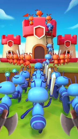 Ant Fight: Conquer the Tower [МОД Бесконечные деньги] Screenshot 1