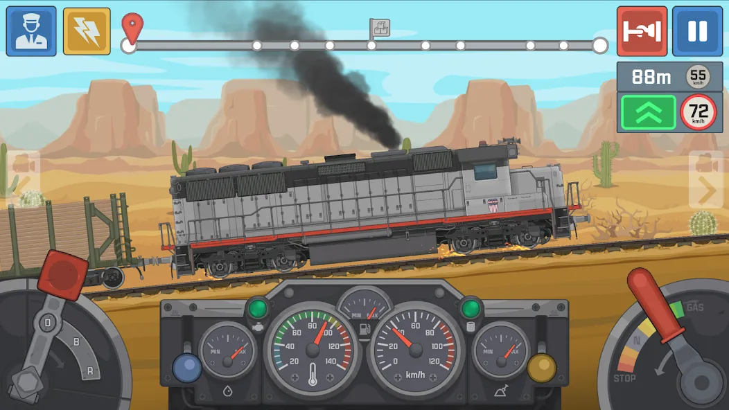 Train Simulator: Railroad Game (Трейн Симулятор) [МОД Menu] Screenshot 1