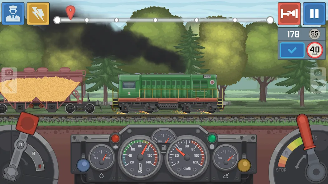 Train Simulator: Railroad Game (Трейн Симулятор) [МОД Menu] Screenshot 4