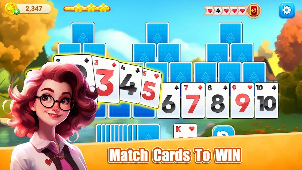 Solitarie TriPeaks K (солитарий) [МОД Unlimited Money] Screenshot 3