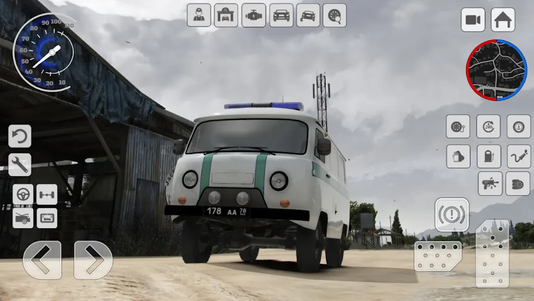 UAZ Loaf: Special vehicle 4x4 [МОД Много монет] Screenshot 1