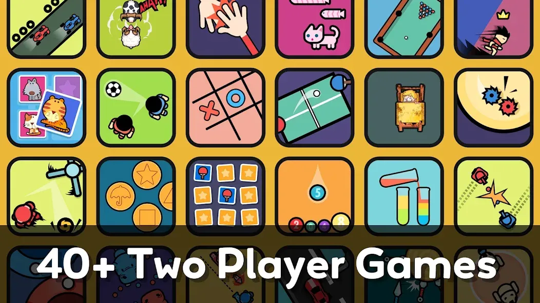 Two Player Games: 2 Player Joy [МОД Mega Pack] Screenshot 1