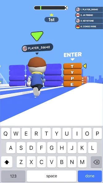 Type Sprint: Typing Games (Тайп Спринт) [МОД Unlimited Money] Screenshot 3