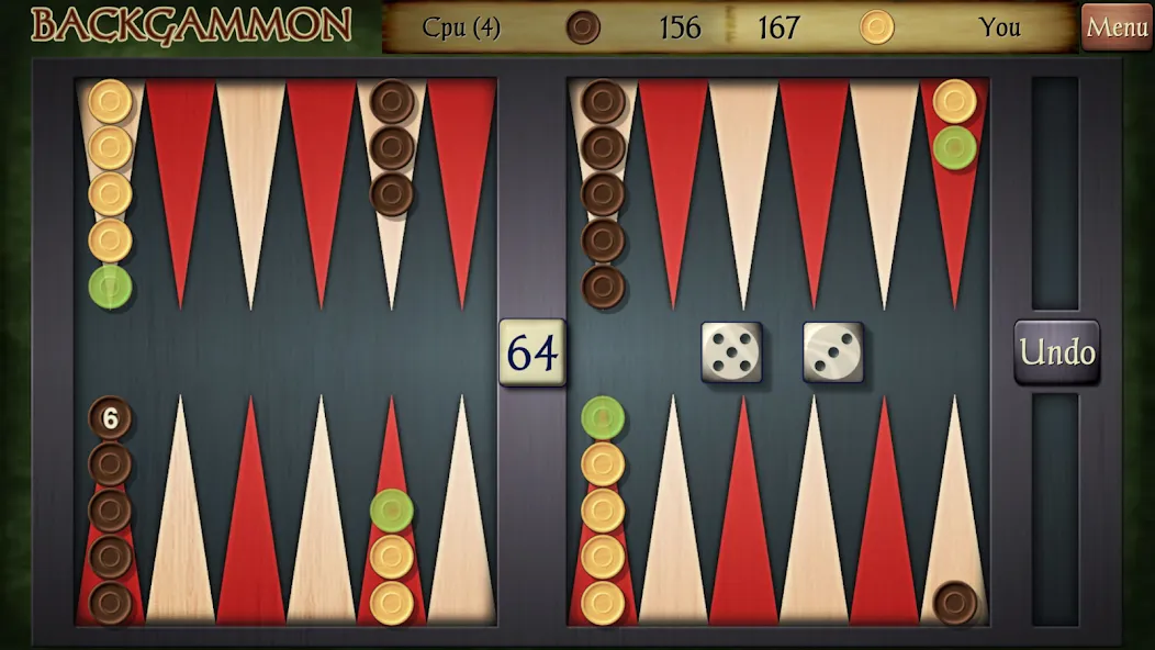Backgammon (Бэкгаммон) [МОД Menu] Screenshot 2
