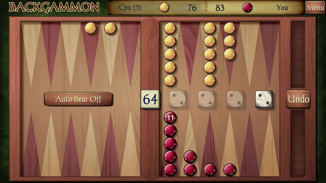 Backgammon (Бэкгаммон) [МОД Menu] Screenshot 4