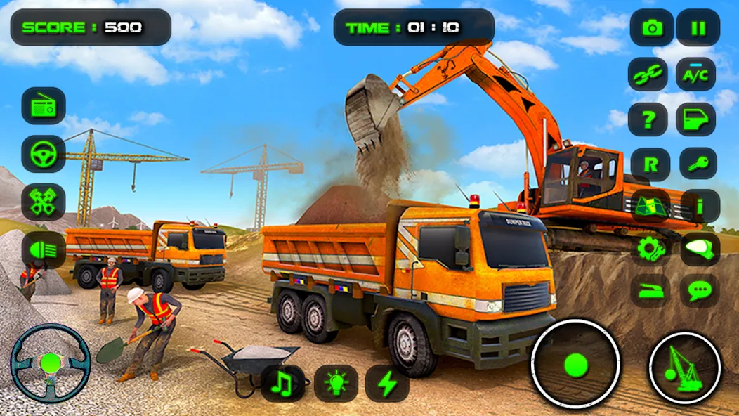 City Construction: Sand Games [МОД Много монет] Screenshot 1