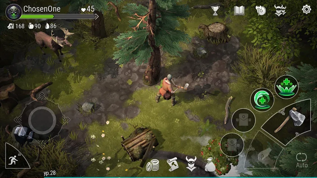 Frostborn: Action RPG (Фростборн) [МОД Много монет] Screenshot 1