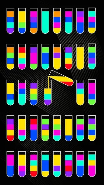 SortPuz 3D: Water Color Sort (СортПаз 3Д) [МОД Mega Pack] Screenshot 1