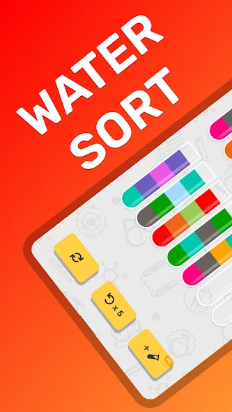 Water Sort Puzzle Color Game [МОД Бесконечные монеты] Screenshot 1