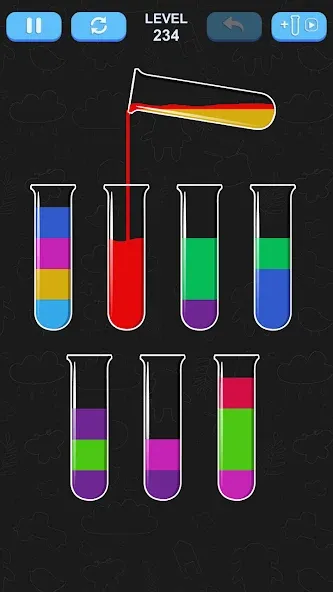 Water Sort Puzzle (Уотер Сорт Пазл) [МОД Много денег] Screenshot 1