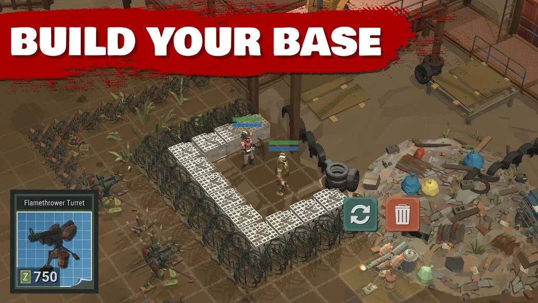 Overrun: Zombie Tower Defense (Оверран) [МОД Бесконечные деньги] Screenshot 3