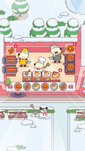 Wolfoo Snack Bar, Restaurant [МОД Menu] Screenshot 3