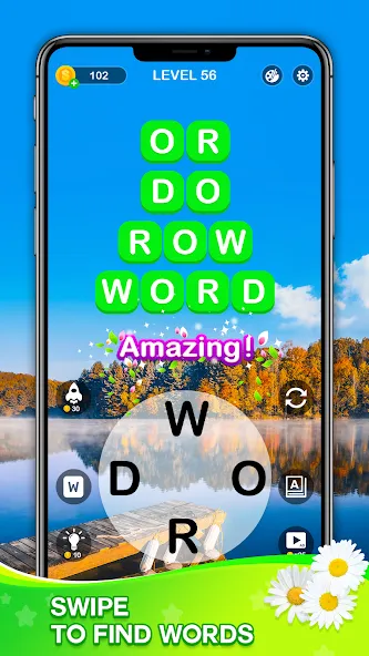 Word Connect - Train Brain (Ворд Коннект) [МОД Бесконечные деньги] Screenshot 1