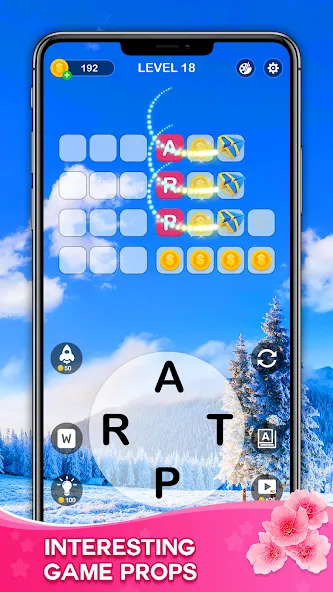 Word Connect - Train Brain (Ворд Коннект) [МОД Бесконечные деньги] Screenshot 3
