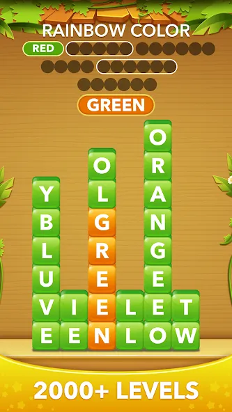 Word Heaps -Connect Stack Word [МОД Много денег] Screenshot 2