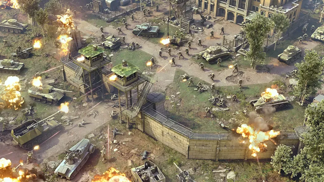 Heroes of Wars: WW2 Battles (2 (Хероэс оф Варс) [МОД Много денег] Screenshot 1