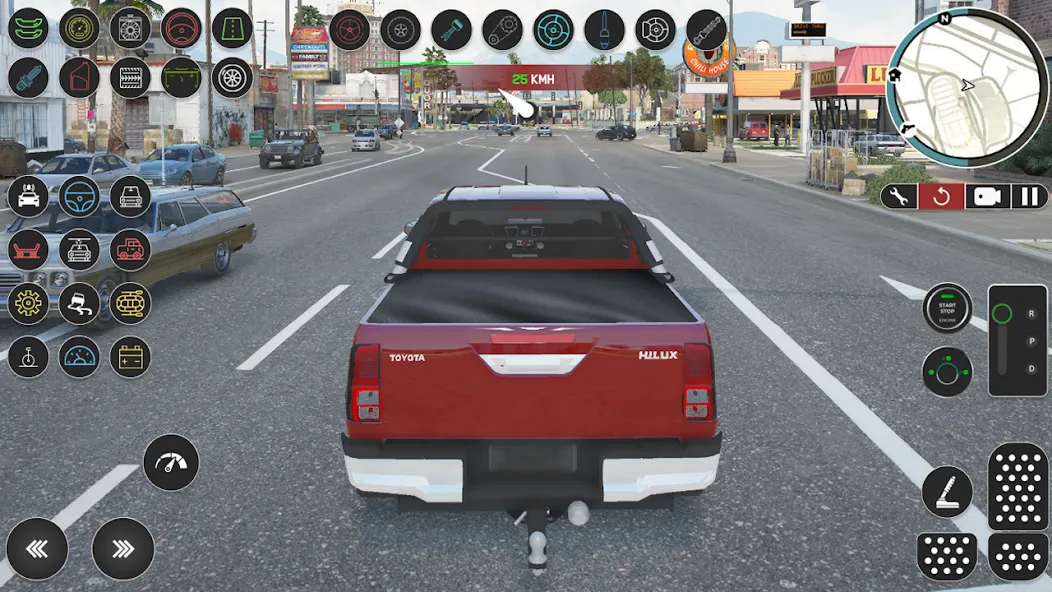 Pickup Hilux: Toyota Off Road (Пикап Хайлюкс) [МОД Бесконечные монеты] Screenshot 1