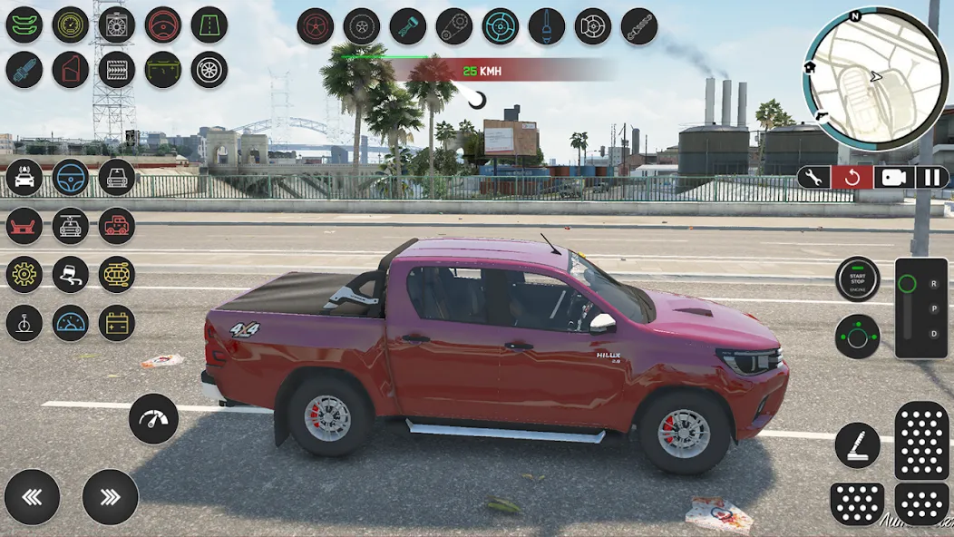 Pickup Hilux: Toyota Off Road (Пикап Хайлюкс) [МОД Бесконечные монеты] Screenshot 5